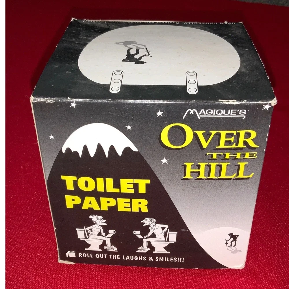 Gag gift Over the Hill‎ Toilet Paper Gag Gift Novelty Funny Birthday Humor